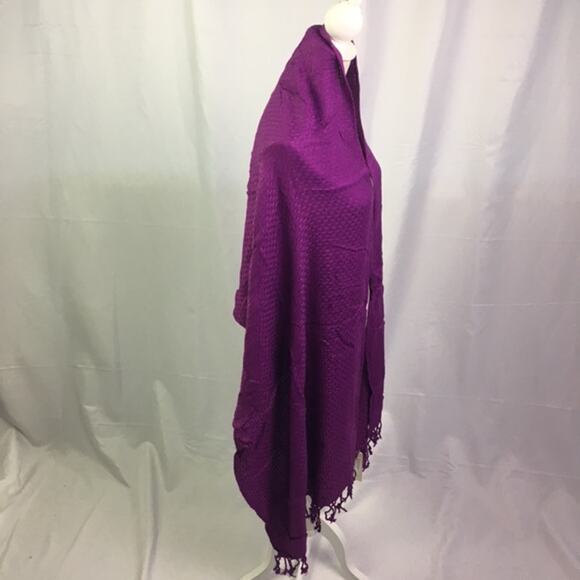 Collection 18 Basket Weave Pashmina Melrose 21x72 - Picture 3 of 15